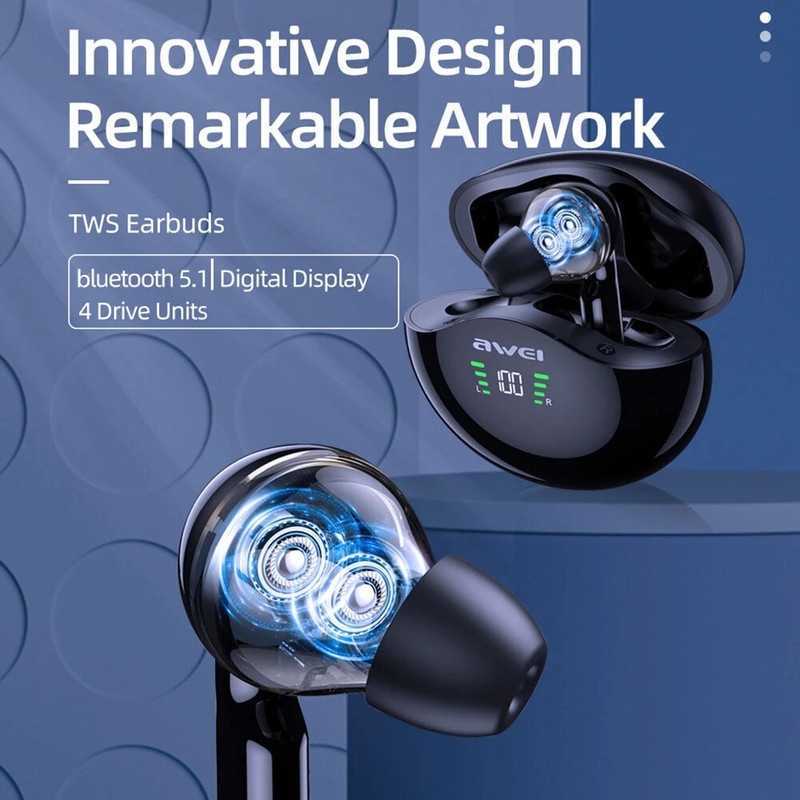 هندزفری بلوتوثی اوی مدل TWS-AW T12P