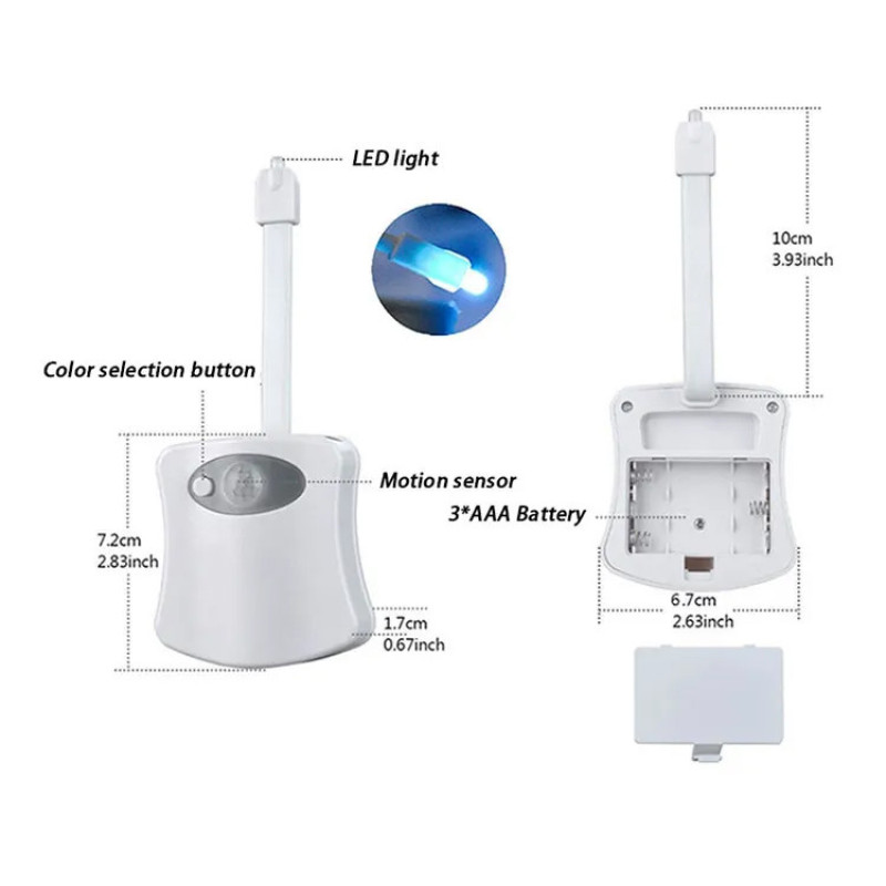 چراغ توالت فرنگی هارمن مدل WC8COLOR
