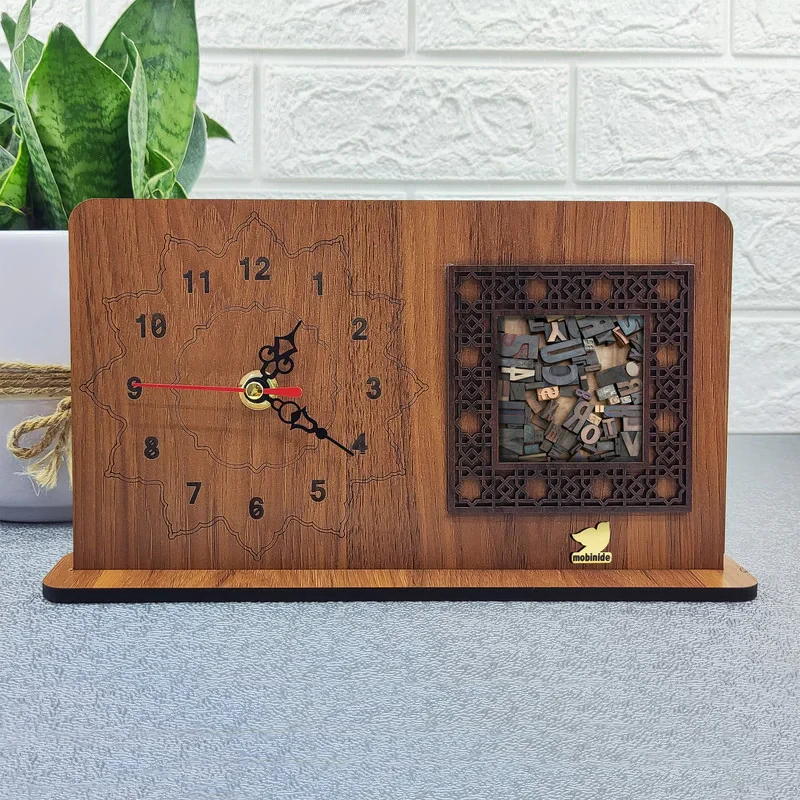 ساعت رومیزی مبین ایده مدل فانتزی B-h93