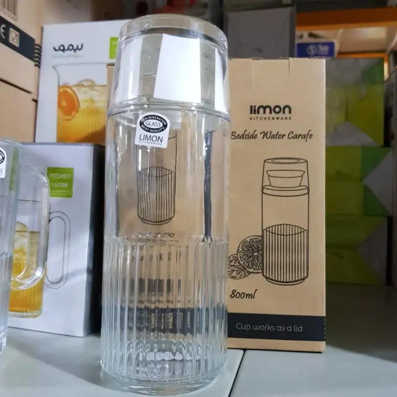 سرویس پارچ و لیوان 2 پارچه لیمون مدل شب کد HS2350