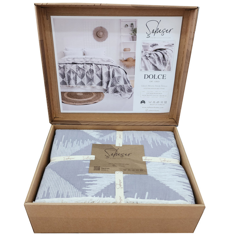 روتختی دو نفره شاهسِر مدل Dolce C.K سایز 260x240 سانتی‌متر