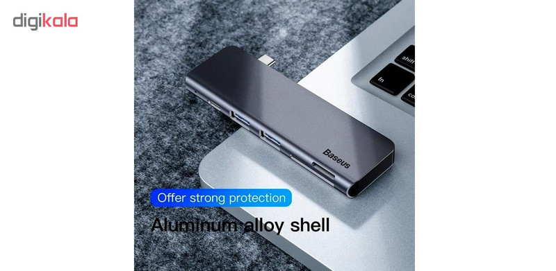هاب 5 پورت USB-C باسئوس مدل UCN3266