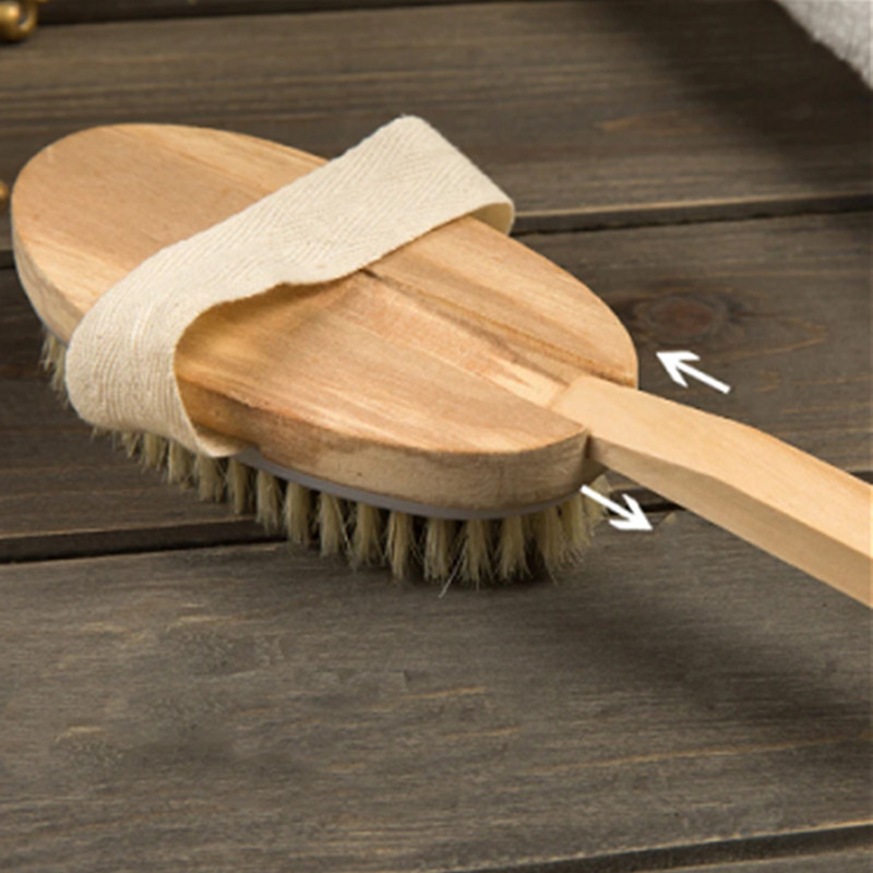 برس شستشوی بدن فیلی پلاست مدل WoodSpa
