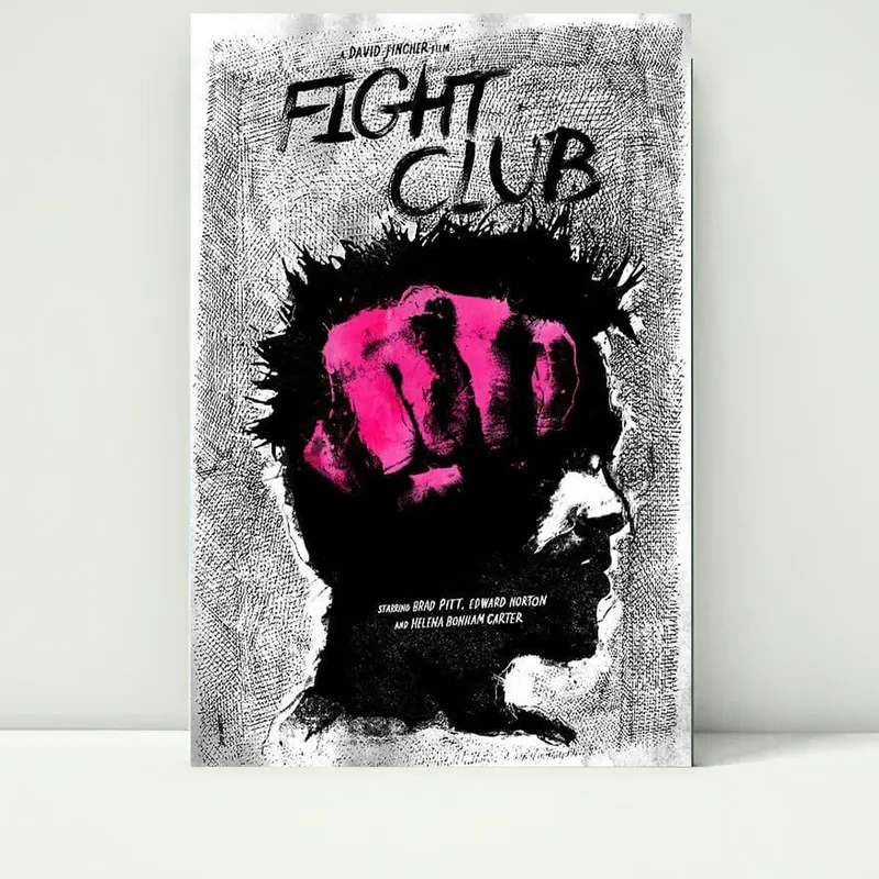 تابلو شاسی مدل پوستر فیلم باشگاه مبارزه Fight Club کد FMO69