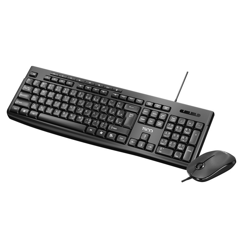 ماوس و کیبورد با سیم تسکو مدل TKM 8057