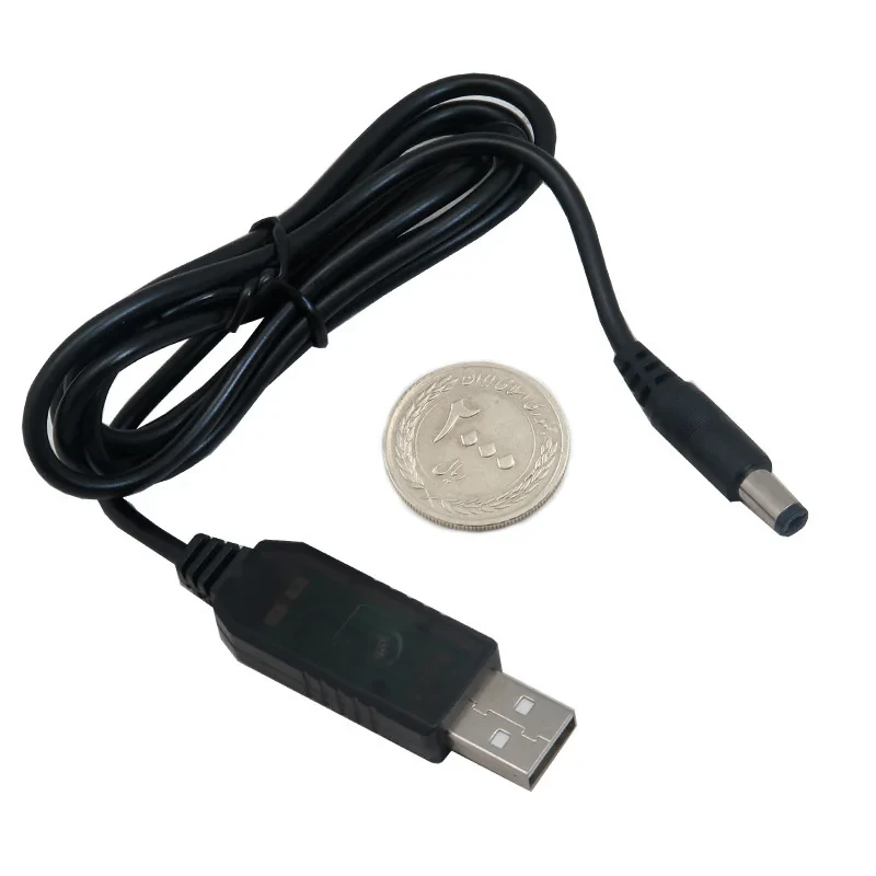 کابل تبدیل USB به DC مدل step up طول 1 متر