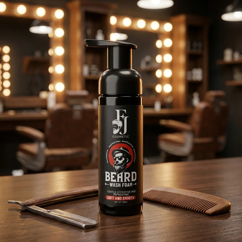 شامپو شست و شوی ریش و سبیل افجه مدل BEARD-WfA مناسب برای انواع مو حجم 150 میلی لیتر