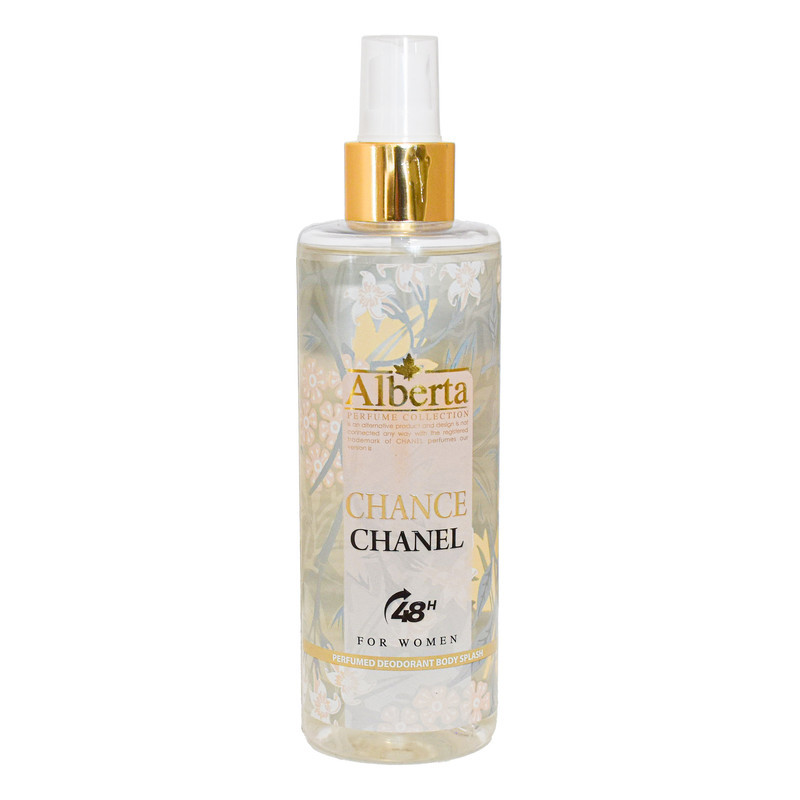 اسپری دئودورانت زنانه آلبرتا مدل CHANCE CHANEL حجم 250 میلی‌لیتر