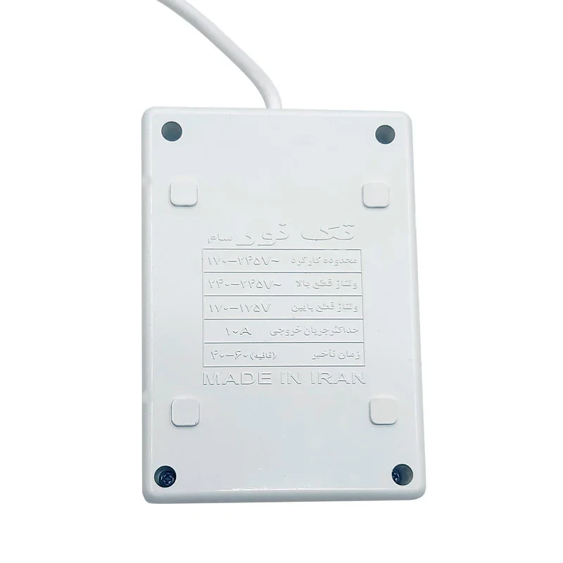 محافظ ولتاژ تک نور مدل چهار پریز کد 1.25M