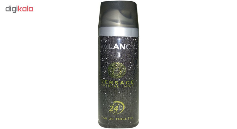 اسپری خوشبو کننده بدن زنانه والانسی مدل Versace Crystal Noir حجم 200 میلی لیتر