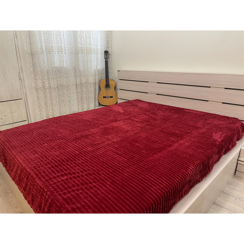 پتو مسافرتی مدل پلیسه دونفره سایز 200x220 سانتی متر