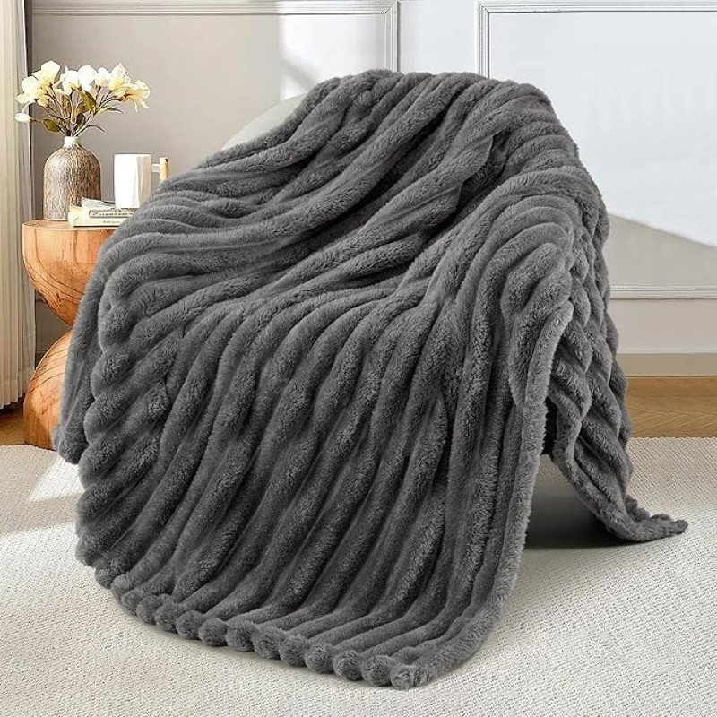شال مبل و تخت آقای طرح مدل پلیسه سایز 150x200سانتی متر
