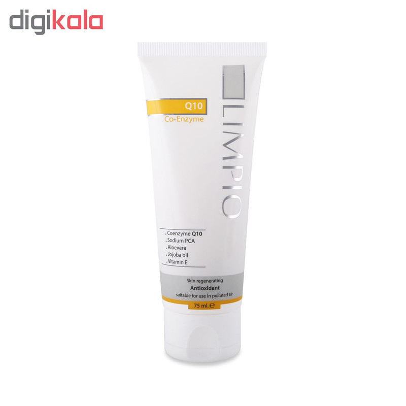 کرم مرطوب کننده لیمپیو مدل Q10 Co-Enzyme کد Li0062 حجم 75 میلی لیتر