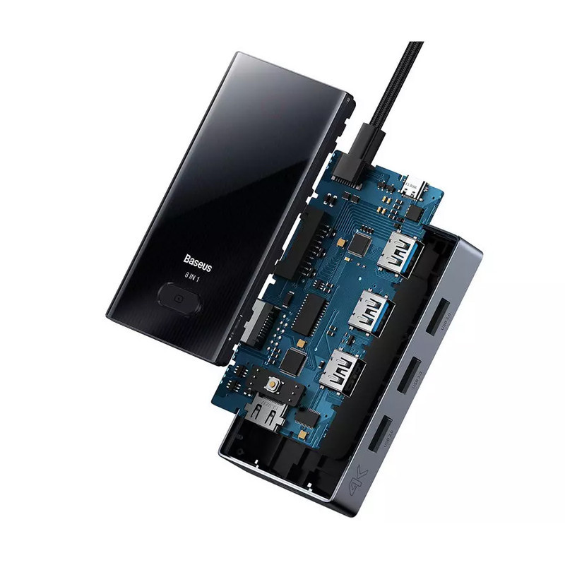 هاب 8 پورت USB-C بیسوس مدل BS-OH081