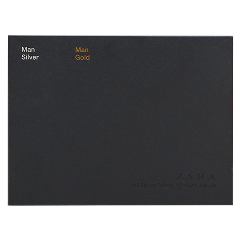 ادو پرفیوم مردانه زارا مدل Man Gold & Man Silver حجم 100 میلی لیتر