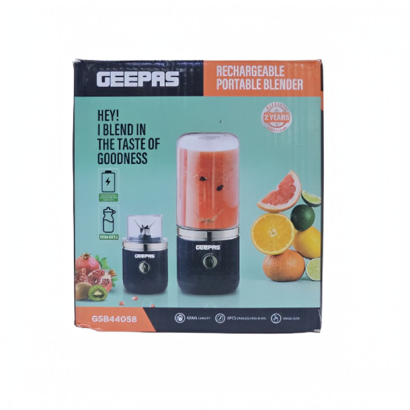 شیکر 2 تکه شارژی جی پاس کد GSB44058 گنجایش 0.4 لیتر