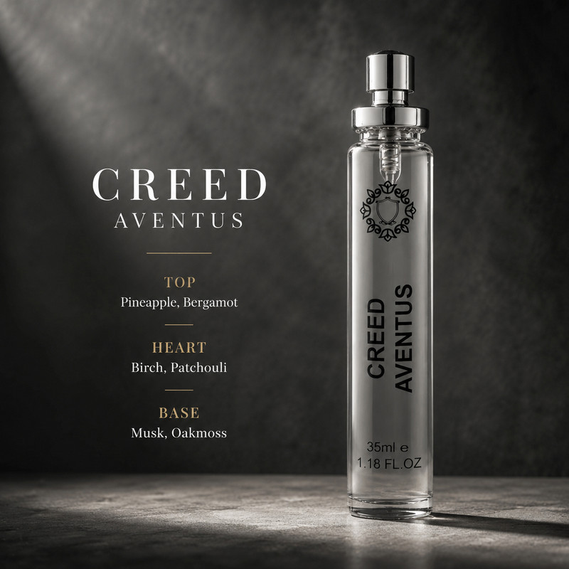 ادو پرفیوم مردانه هارلینگن مدل Creed Aventus با رایحه خنک حجم 35 میلی لیتر