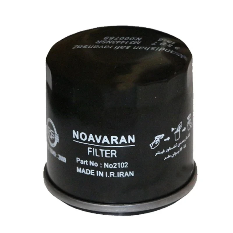 فیلتر روغن خودرو نوآوران مدل NO2102 مناسب برای تیبا