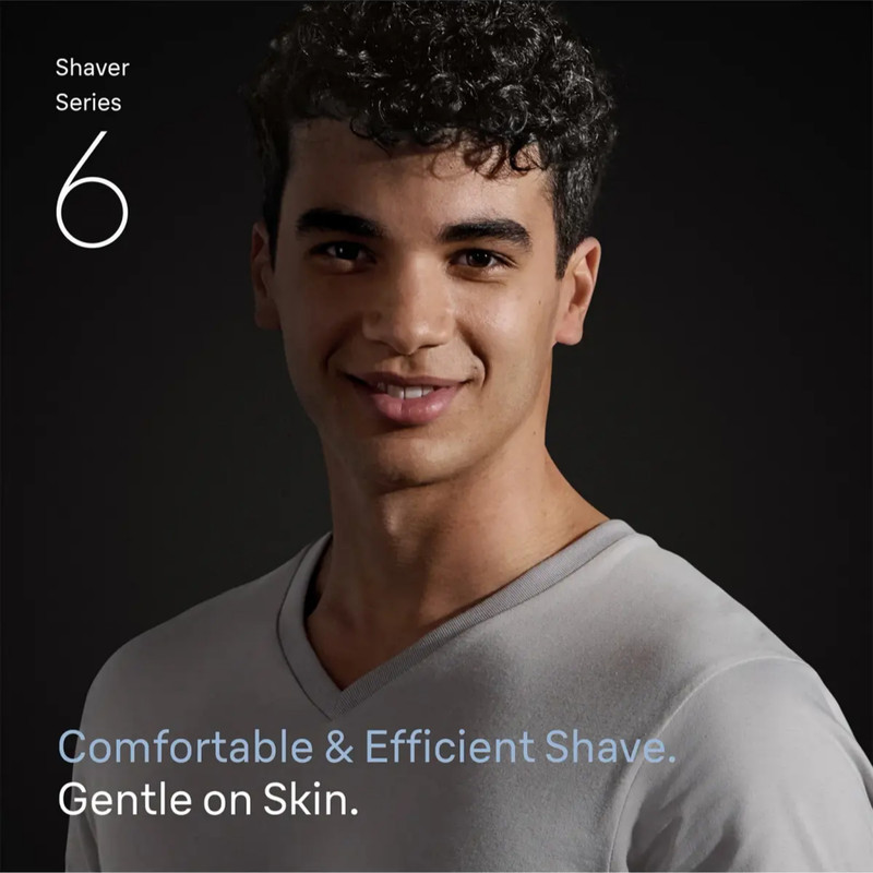 ماشین اصلاح موی صورت شارژی براون مدل series 6 62-S1000s