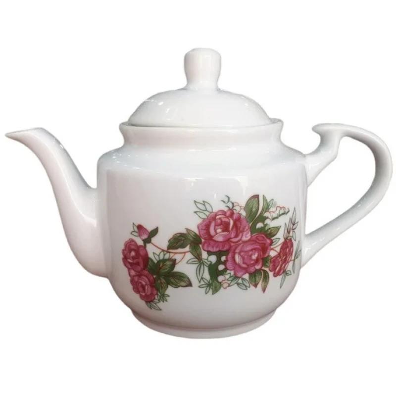 قوری چینی مرجان مدل سرخی