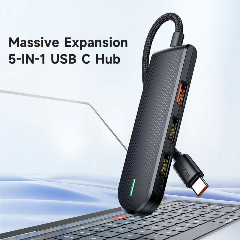 هاب 5 پورت USB-C مک دودو مدل HU1430