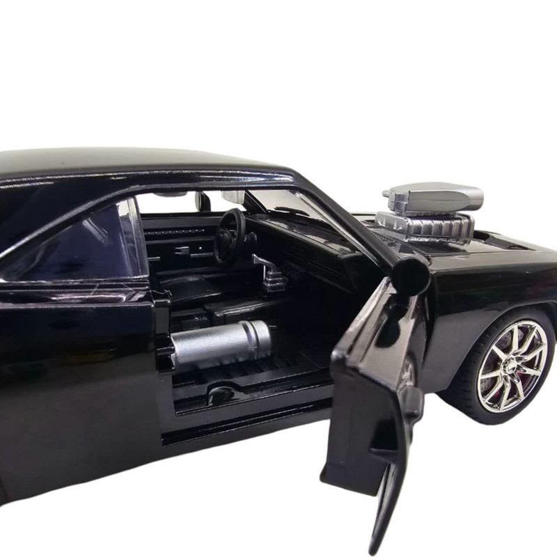 ماکت ماشین ناب سل مدل دوج چارجر 1970 پونتیاک سریع و خشن فلزی چراغدار موزیکال کد DODGE CHARGER 1970 FAST &FURIOUS SCALE 1:24