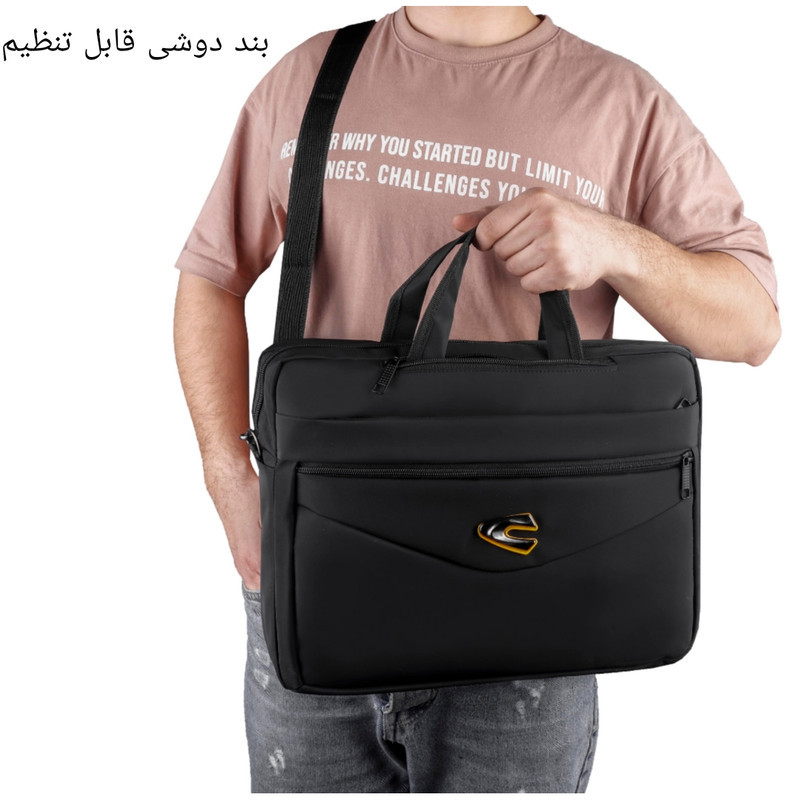 کیف لپ تاپ مدل Cml-khrd مناسب برای لپ تاپ‌های 15.6 اینچ