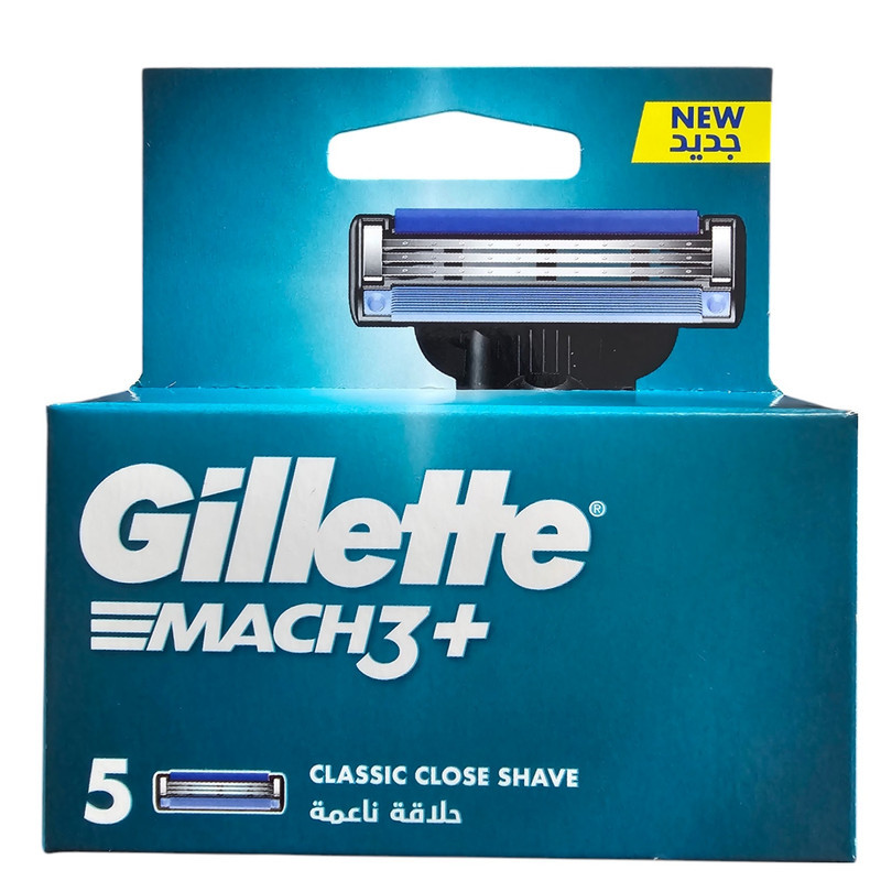 تیغ یدک ژیلت مدل +Gillette Mach 3 بسته 5 عددی