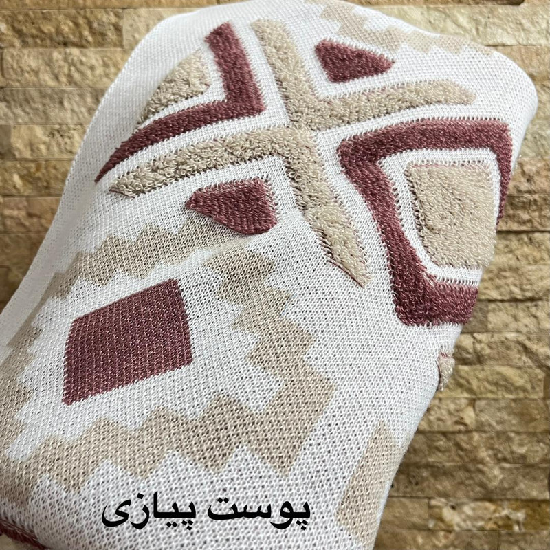 شال مبل مدل پانچدوزی سایز 190×150 سانتیمتر