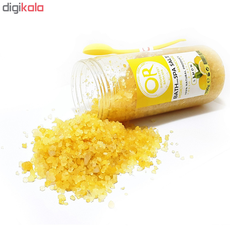 نمک حمام اور مدل Lemon وزن 800 گرم