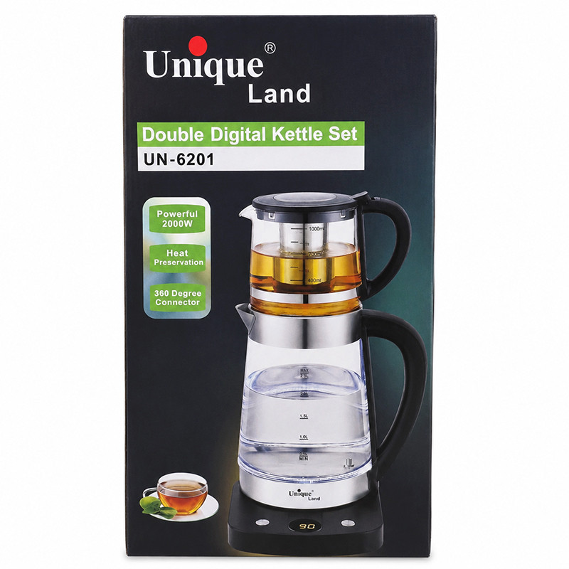 چای ساز روی هم یونیک لند مدل UN-6201