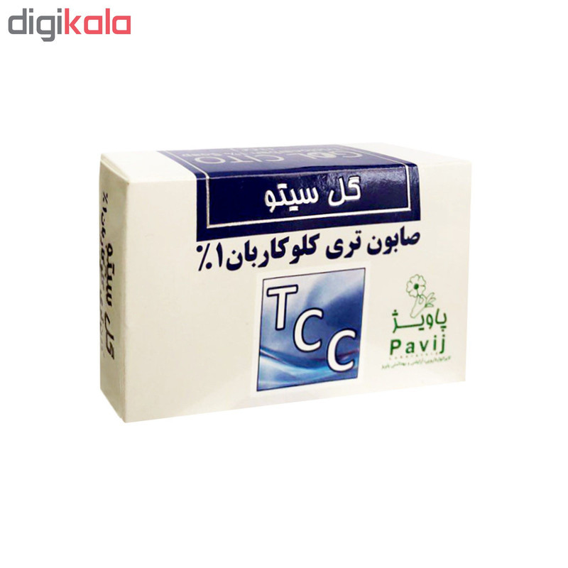 صابون آنتی باکتریال گل سیتو مدل TCC وزن ۱۰۰ گرم