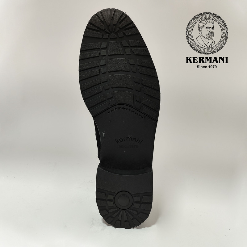نیم بوت مردانه کرمانی مدل چرم دستدوز طبیعی کد 653