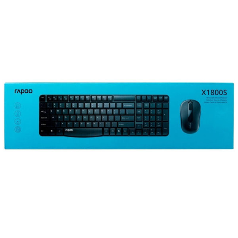 کیبورد و موس بی سیم رپو مدل X1800S