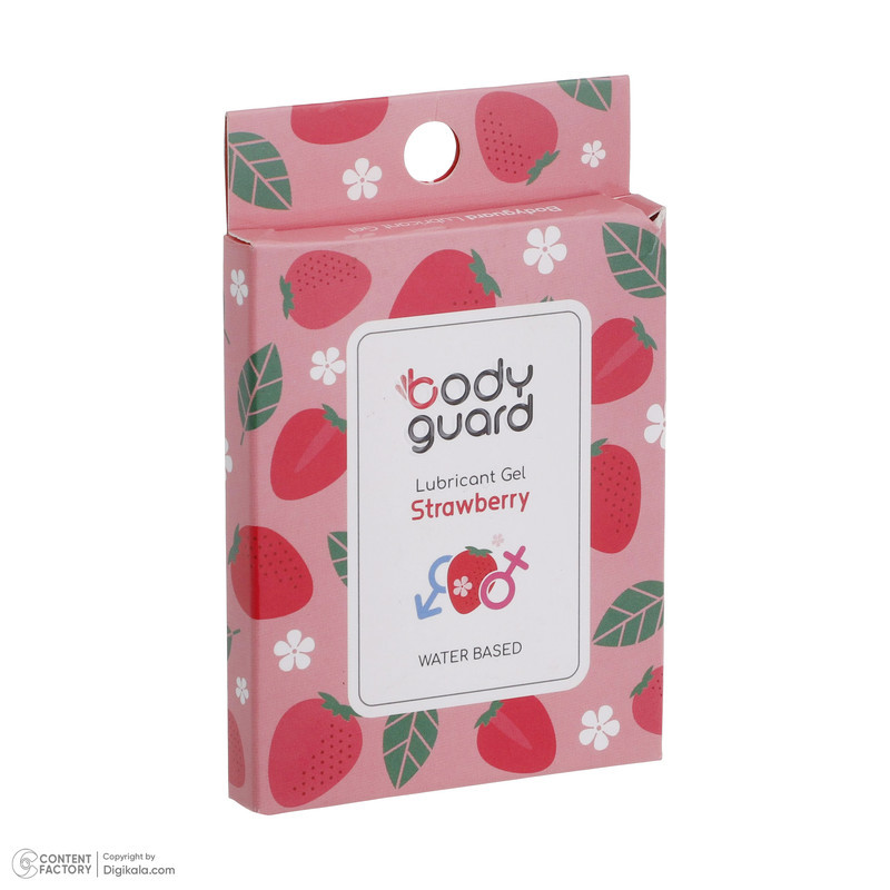 ژل لوبریکانت بادیگارد مدل Strawberry بسته 3 عددی