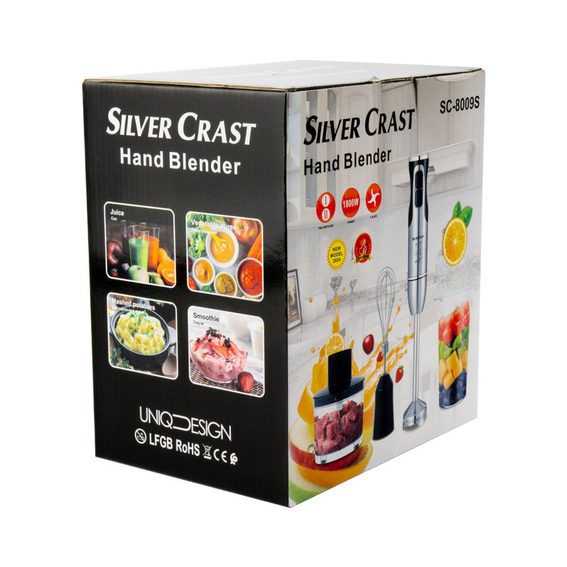 گوشت کوب برقی چندکاره 1200 وات سیلور کرست مدل 8009