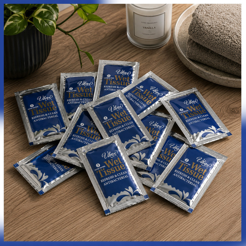 دستمال مرطوب ویهان مدل AntiBacterial-4-100 بسته 100 عددی مجموعه 4 عددی