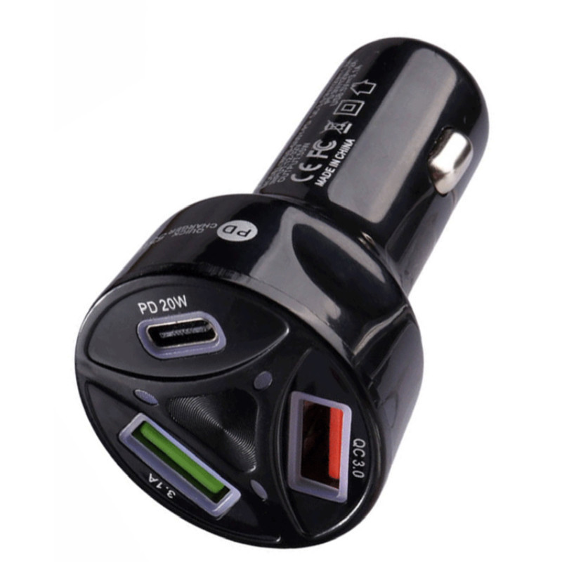 شارژر فندکی 55 وات پی دی مدل FAST CHARGER 55W
