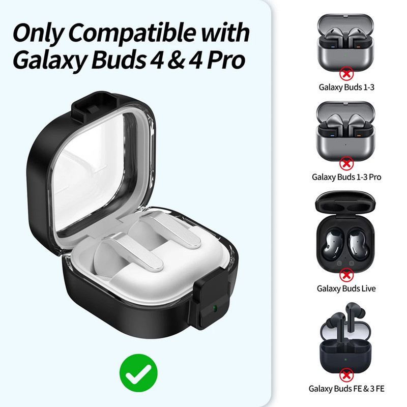 کاور سامورایی مدل Quad-48 مناسب برای کیس هدفون سامسونگ Galaxy Buds 4 Pro  Galaxy Buds 4