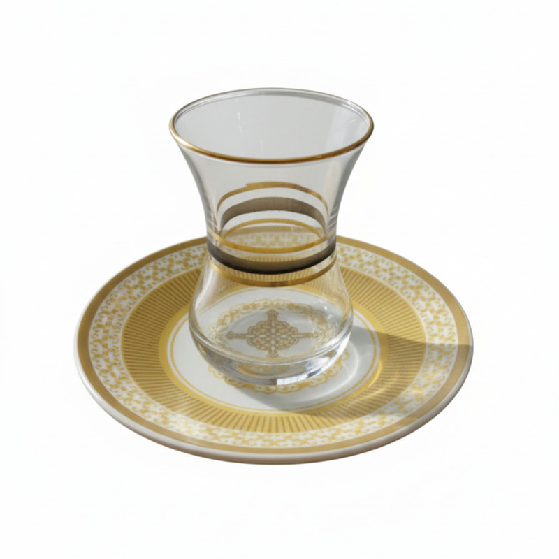 ست فنجان و نعلبکی ۱۲ پارچه ۶ نفره ریور مدل آناهیتا کد TP6000