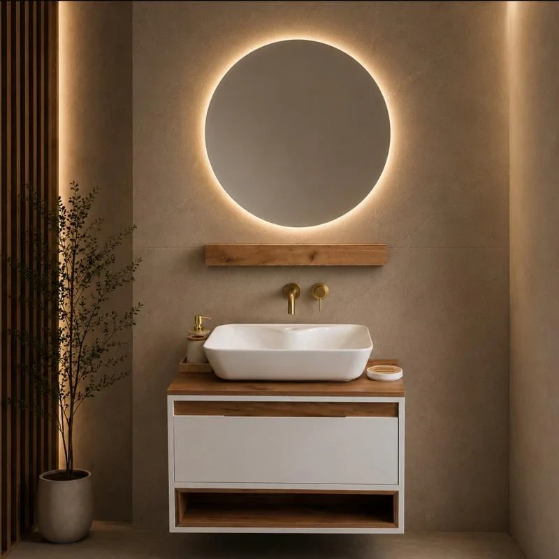 ست کابینت و روشویی مدل کارن