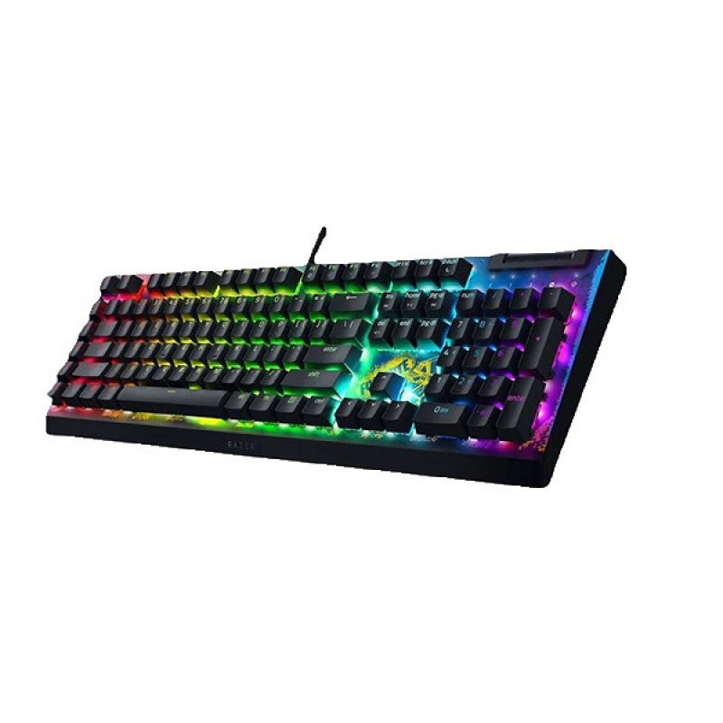 کیبورد گیمینگ ریزر مدل BlackWidow V4 X Fortnite Edition