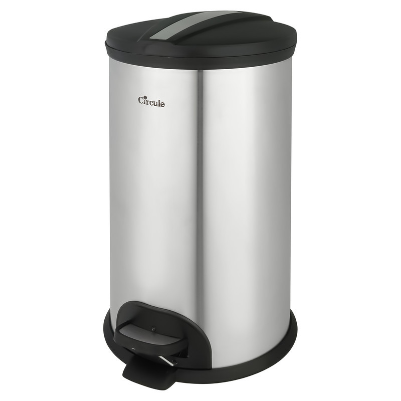 سطل زباله پدالی سرکوله مدل Steel P20L