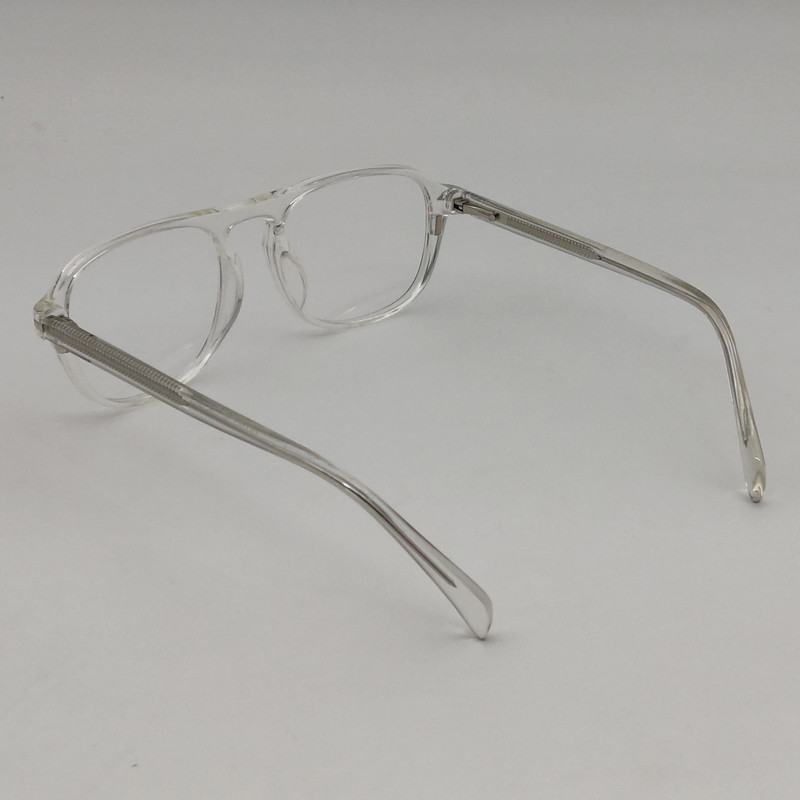 فریم عینک طبی مستطیلی مدل TR1205 C2 مناسب برای انواع فرم صورت به همراه کاور آفتابی مجموعه 6 عددی