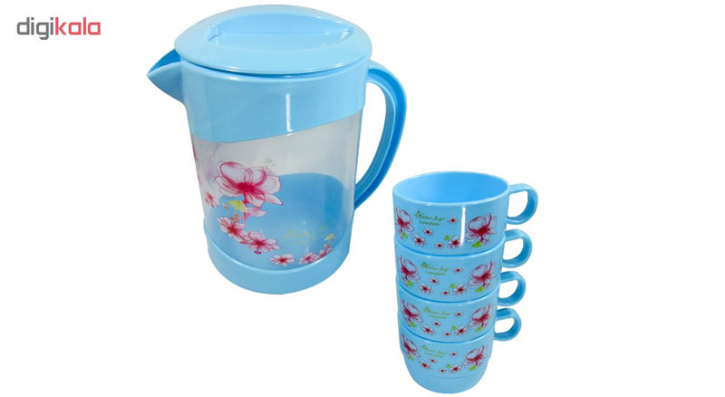 سرویس پارچ و لیوان 5 پارچه مدل Spring wind