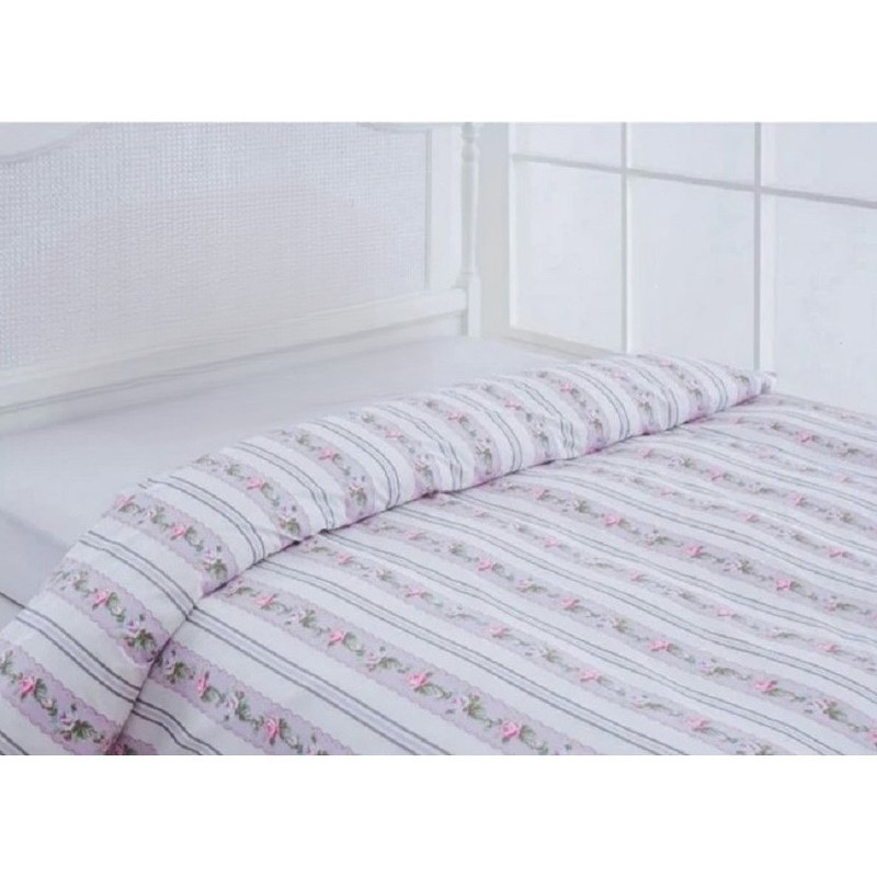 روکش لحاف انگلیش هوم مدل Stripe Blush دو نفره سایز 200x220 سانتی متر