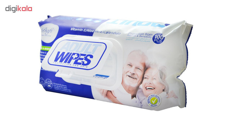 دستمال مرطوب دافی مدل Adult Wipes مجموعه 3 عددی