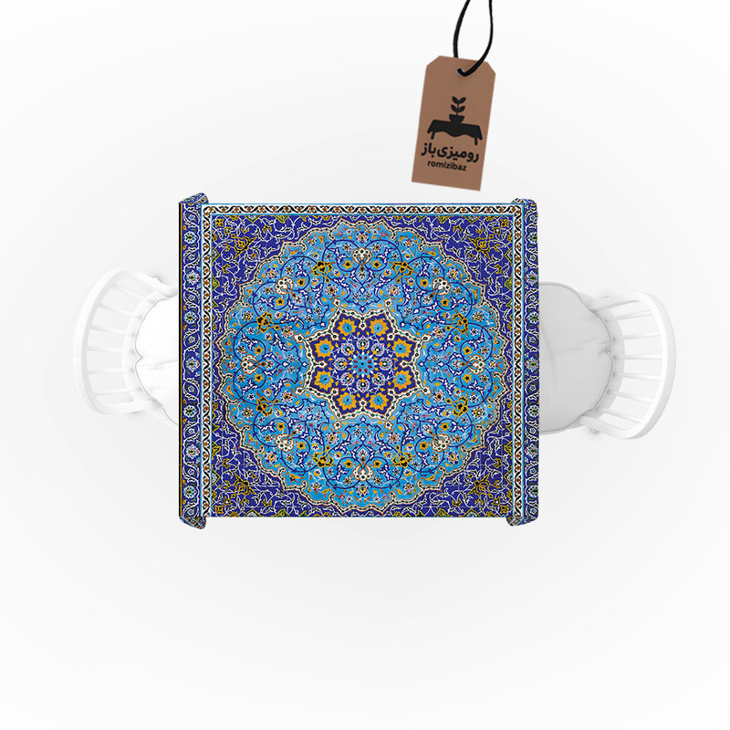 رومیزی رومیزی باز طرح مربع مدل سنتی مدرن کد 11079