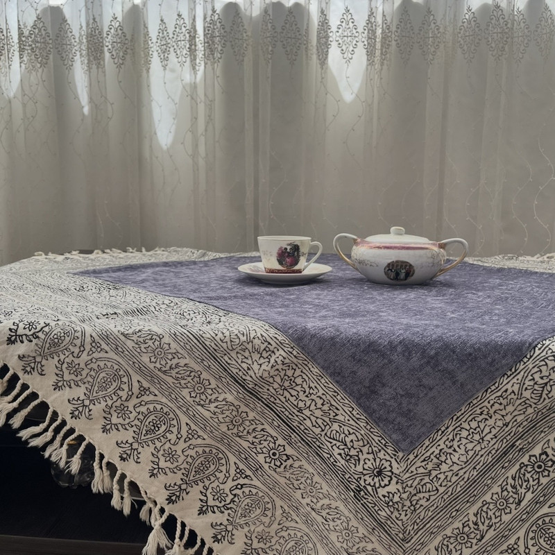 رومیزی مخمل مدل 100-100