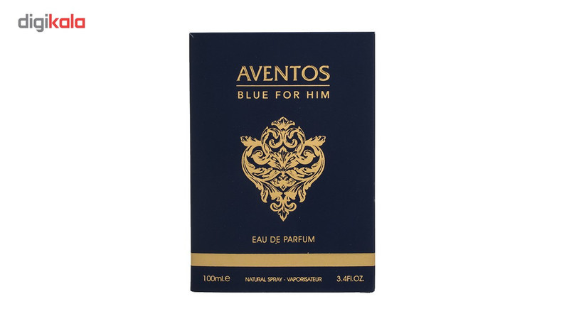 ادو پرفیوم مردانه فراگرنس ورد مدل Aventos Blue For Him حجم 100 میلی لیتر